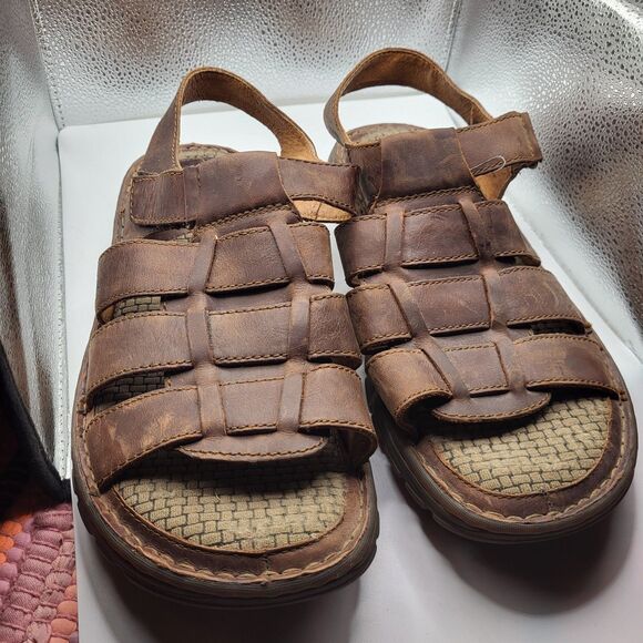 Genuine Leather Men\'s BORN Tobias Sandal Size 12 $120 main image 6